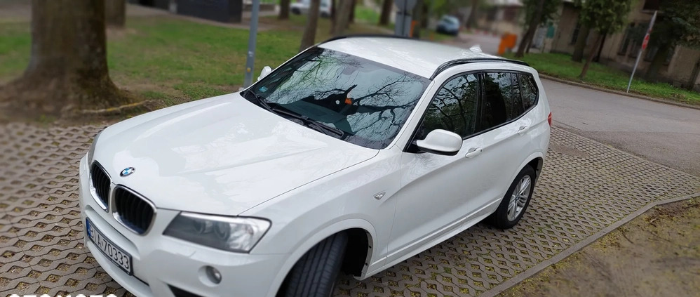 BMW X3 cena 68900 przebieg: 238323, rok produkcji 2013 z Białystok małe 436